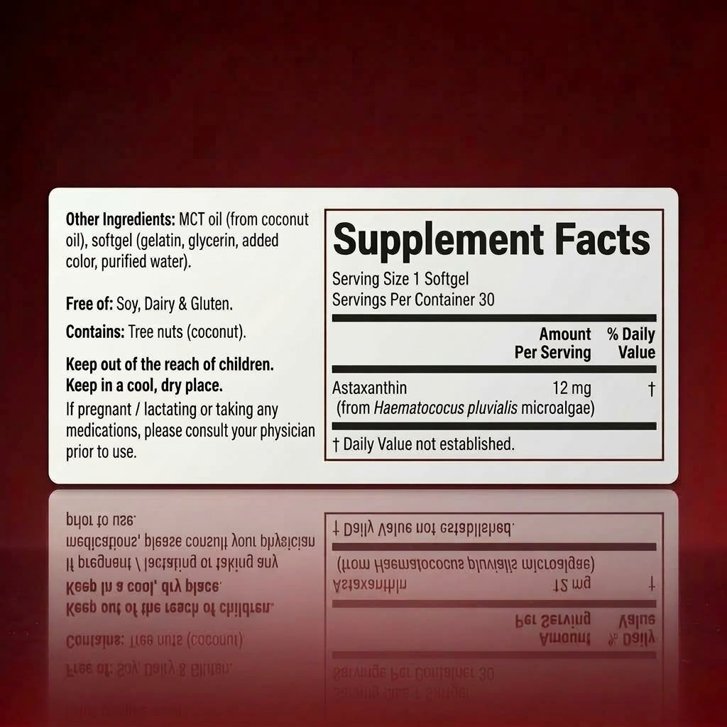 Freshwater-Sourced Astaxanthin
